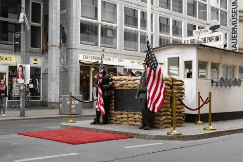 Checkpoint Charlie in Berlin is one of the most famous sights and not to be missed.