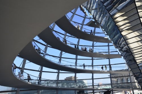 The Reichstag is probably the most unique building in Berlin.